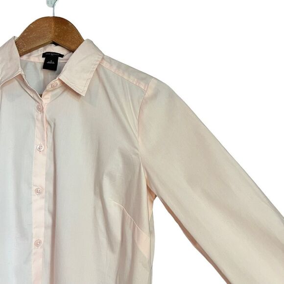 NWT! Ann Taylor light pink button down shirt - Picture 7 of 10